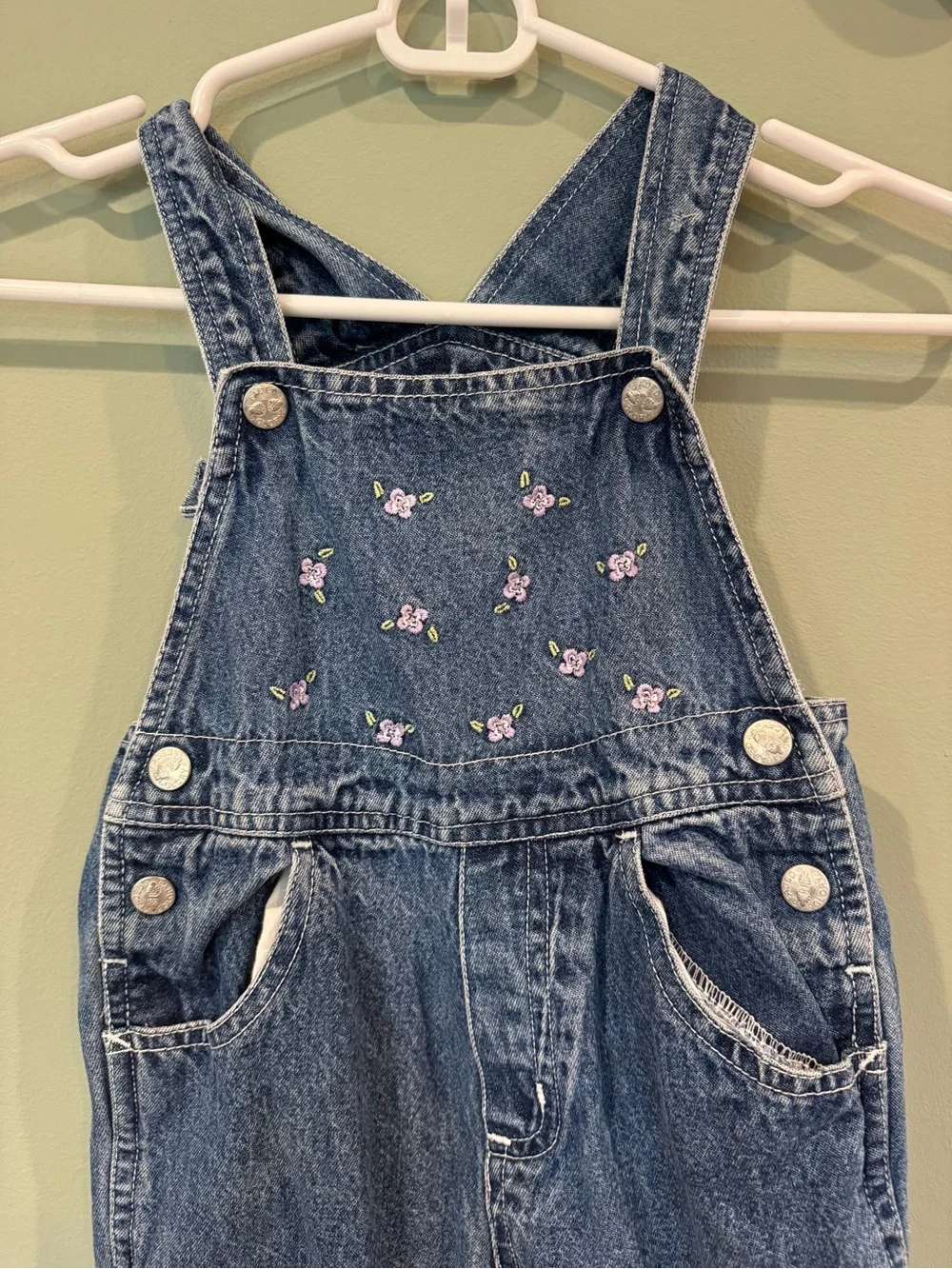 FADED GLORY authentic denim overalls